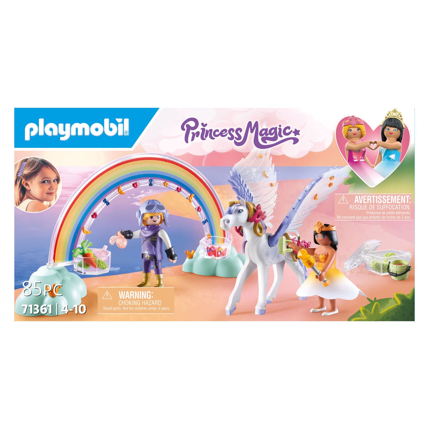 Playmobil Princess Pegasus con arcobaleno 71361