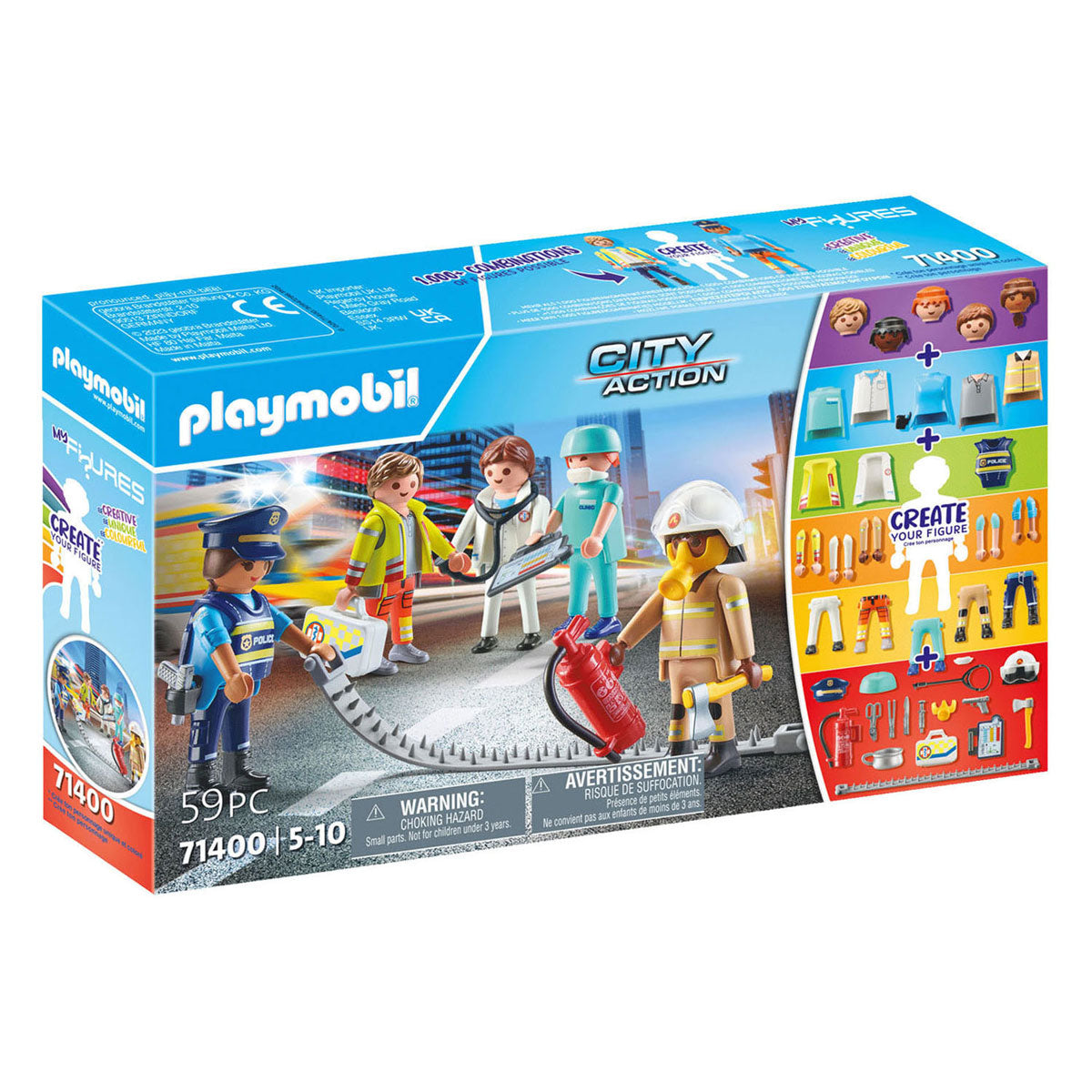 Playmobil City Action My Figures: Reddingsmissie 71400