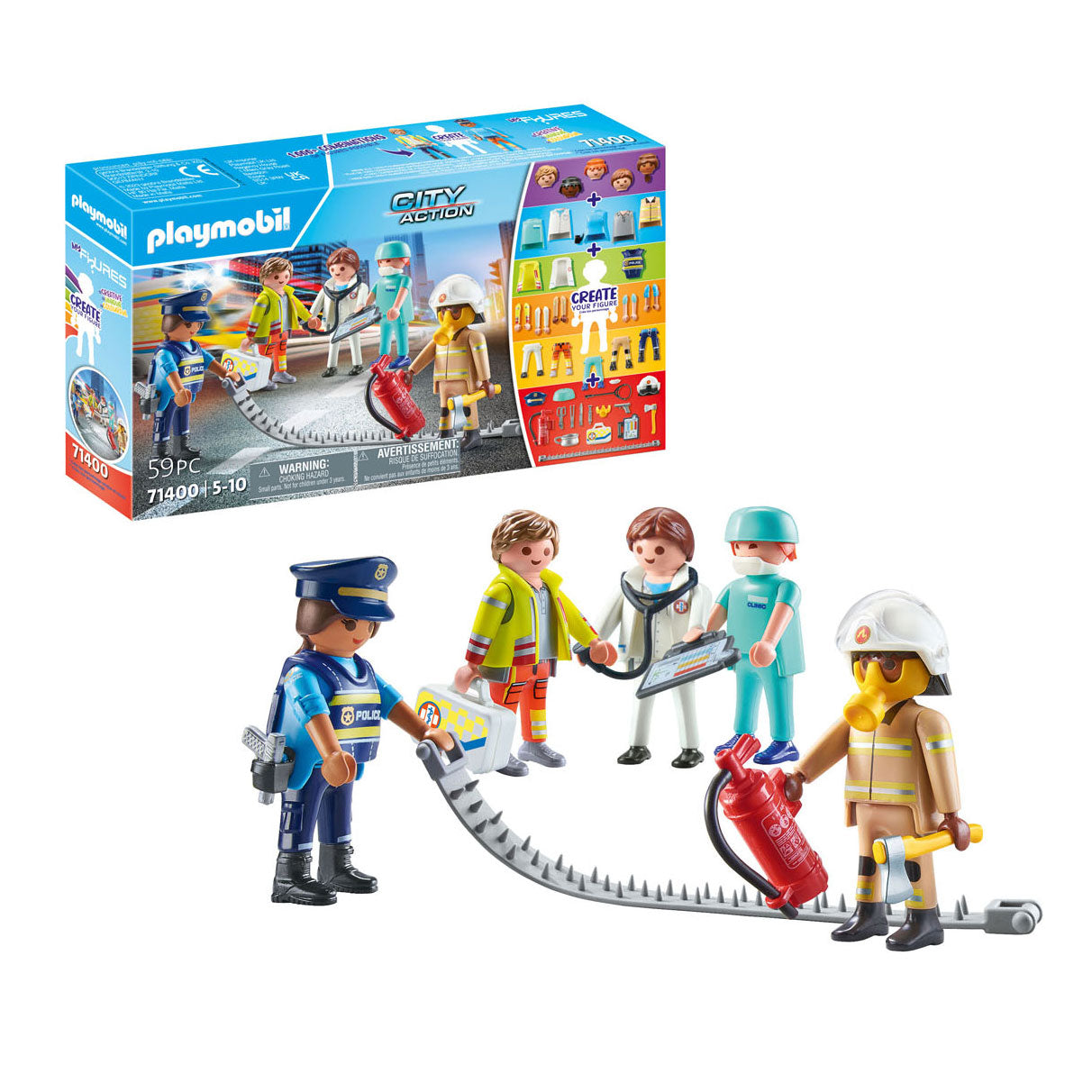 Playmobil City Action My Figures: Rescue Mission 71400