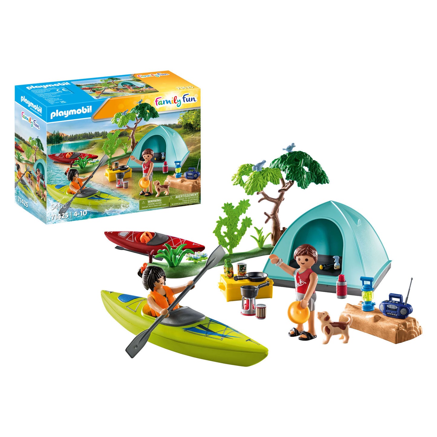 PlayMobil Family Fun Camping al aire libre 71425