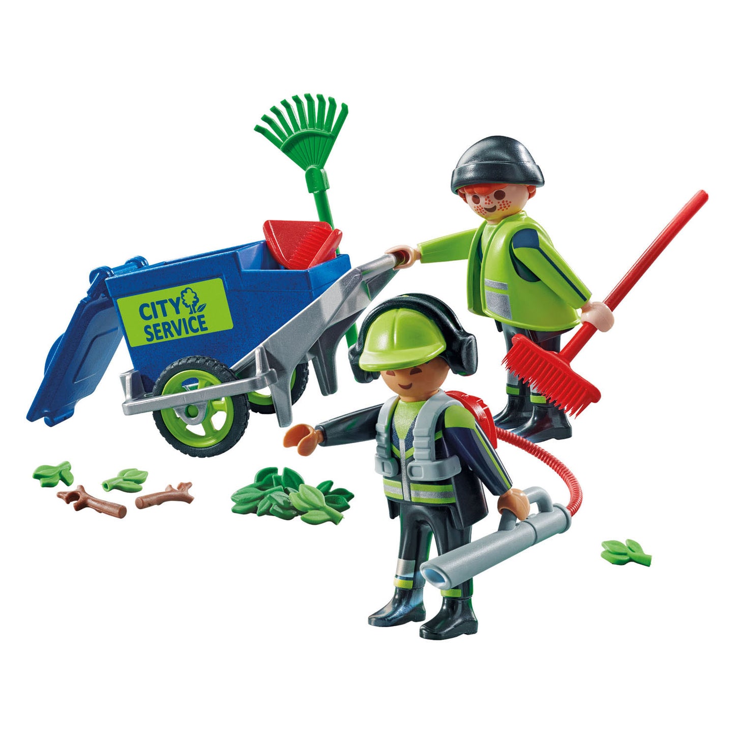 PlayMobil City Action Figures Figuring Cleaning Team 71434