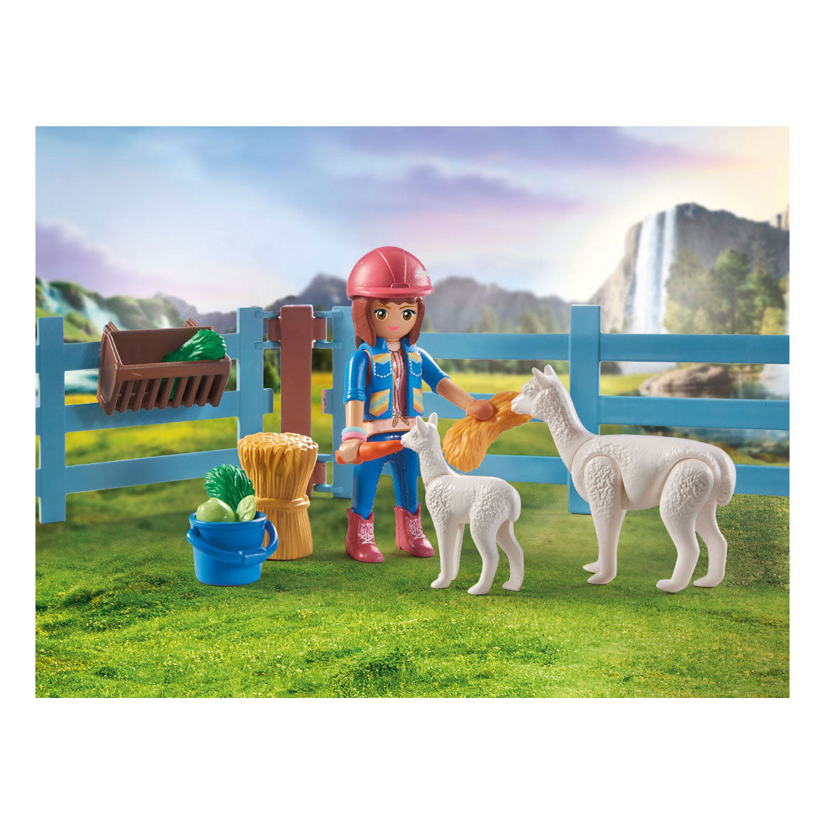 Playmobil Horse of Waterfall Amelia y Whisper Speelset 71353