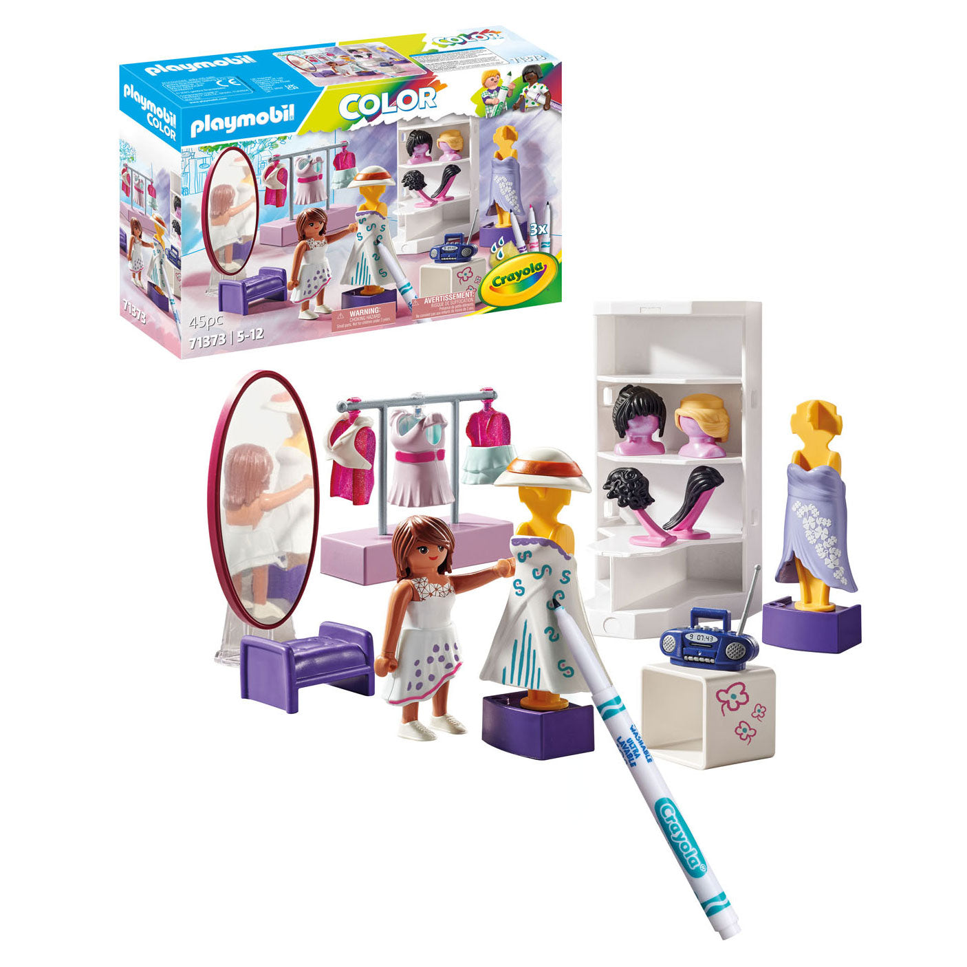 Playmobil Color Fashion Design Set 71373