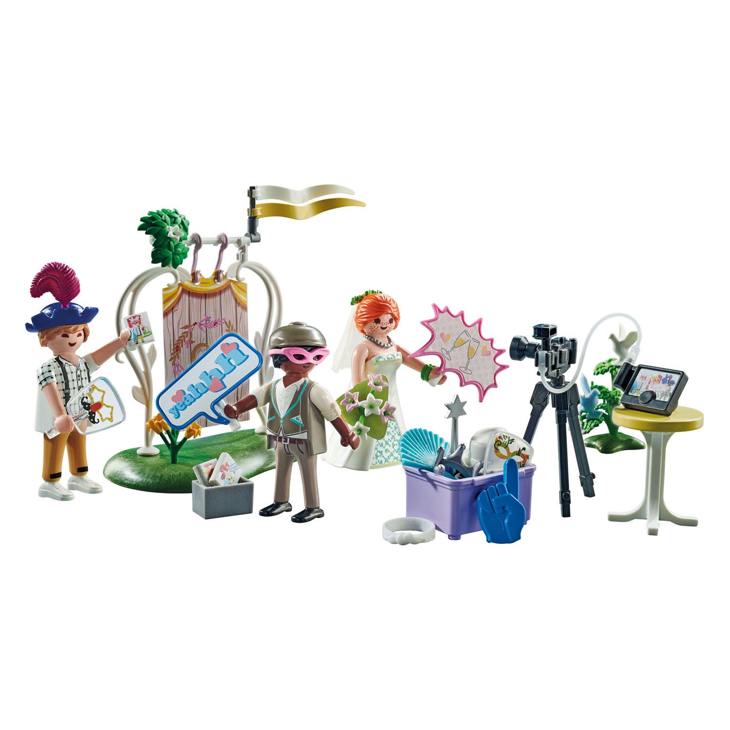 Playmobil City Life Coppia da sposa con pacchetto promozionale della telecamera 71367