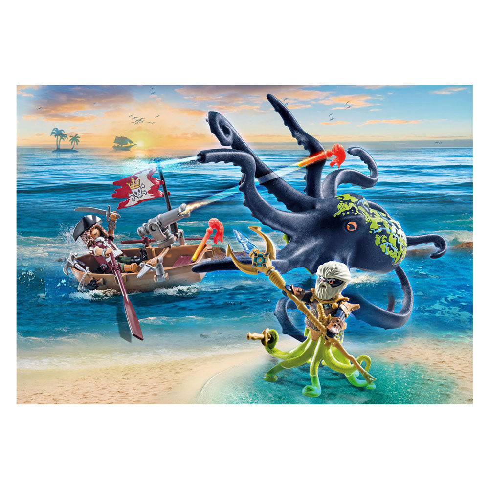 Playmobil pirates gevecht tegen de reuzenoctopus - 71419