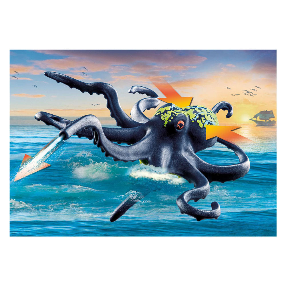 Playmobil pirates gevecht tegen de reuzenoctopus - 71419