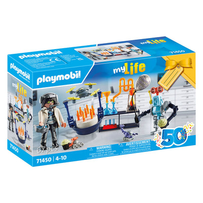 PlayMobil My Life Investigadores con robots 71450