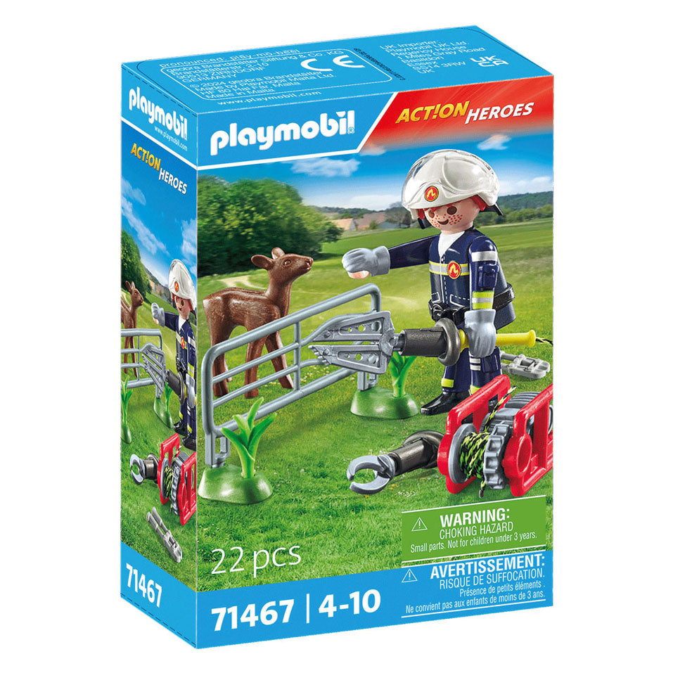 Playmobil Action Heroes Animal Protection Fire Brigade 71467