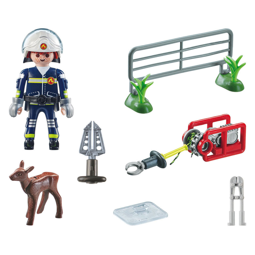 Playmobil Action Heroes Animal Protection Fire Brigade 71467