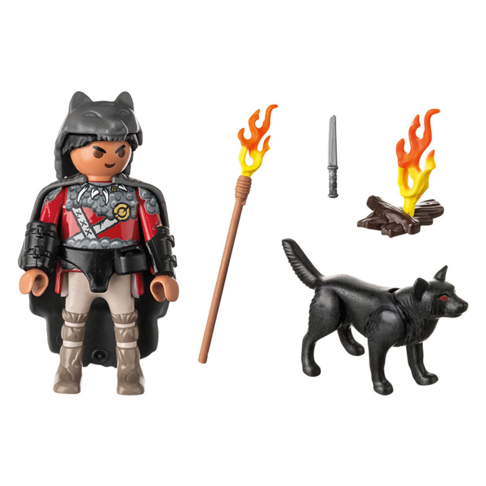 Speciali Playmobil Krijger con lupo 71482
