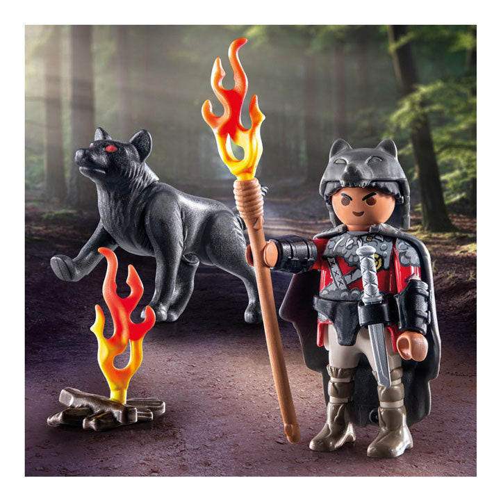Speciali Playmobil Krijger con lupo 71482
