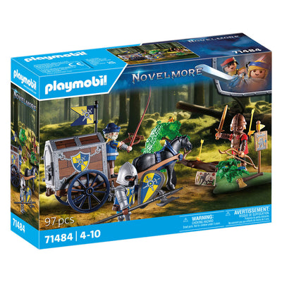 Playmobil Novelmore rapina su auto da trasporto