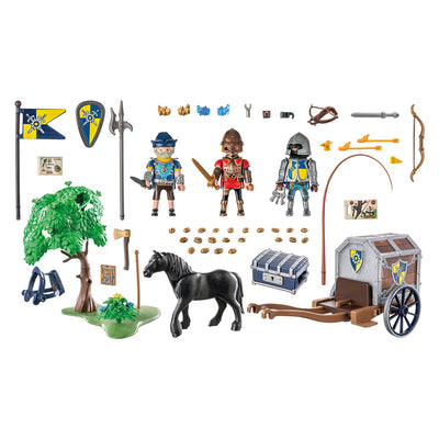 Playmobil Novelmore rapina su auto da trasporto
