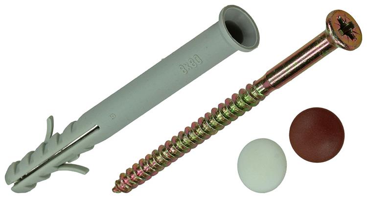 Mack 1017913 - taco marco con tornillo poliamida 12 piezas 8 x 80 mm | 5 piezas