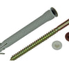 Mack 1017914 - taco marco con tornillo poliamida 8 piezas 10 x 115 mm | 5 piezas