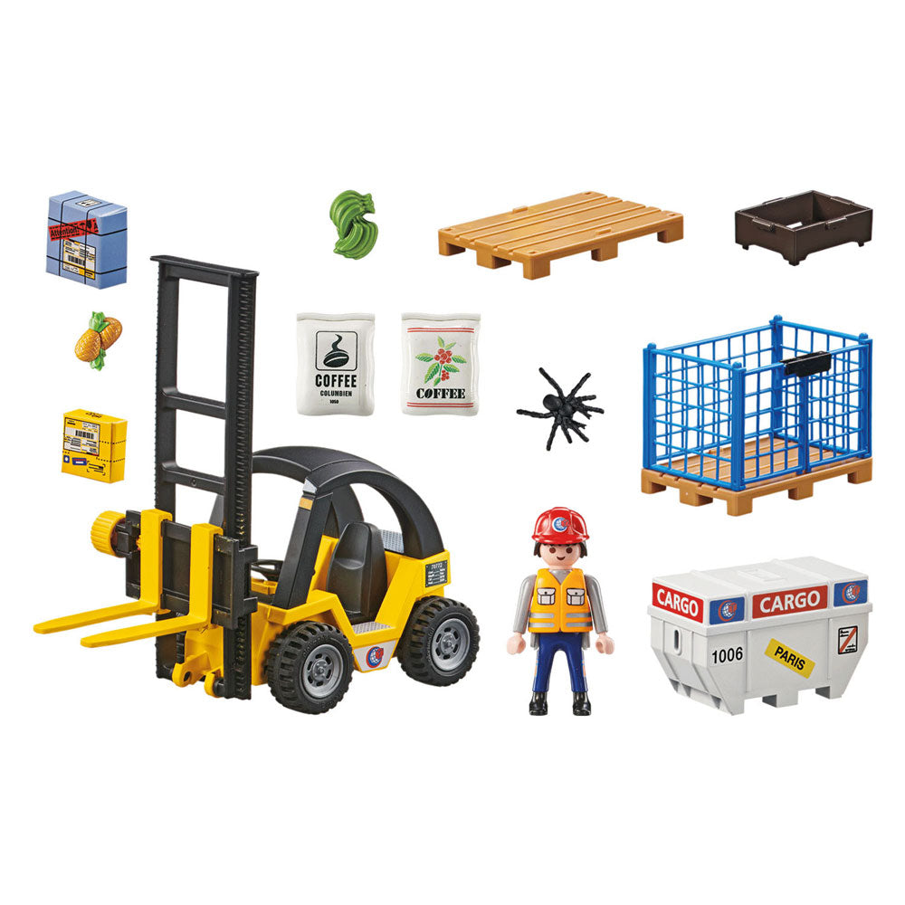 Playmobil My Life Promo Forklift con carico 71528