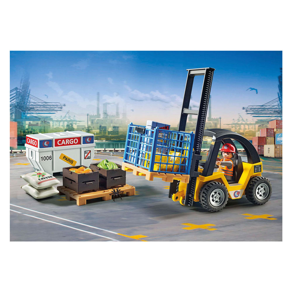Playmobil My Life Promo Forklift con carico 71528