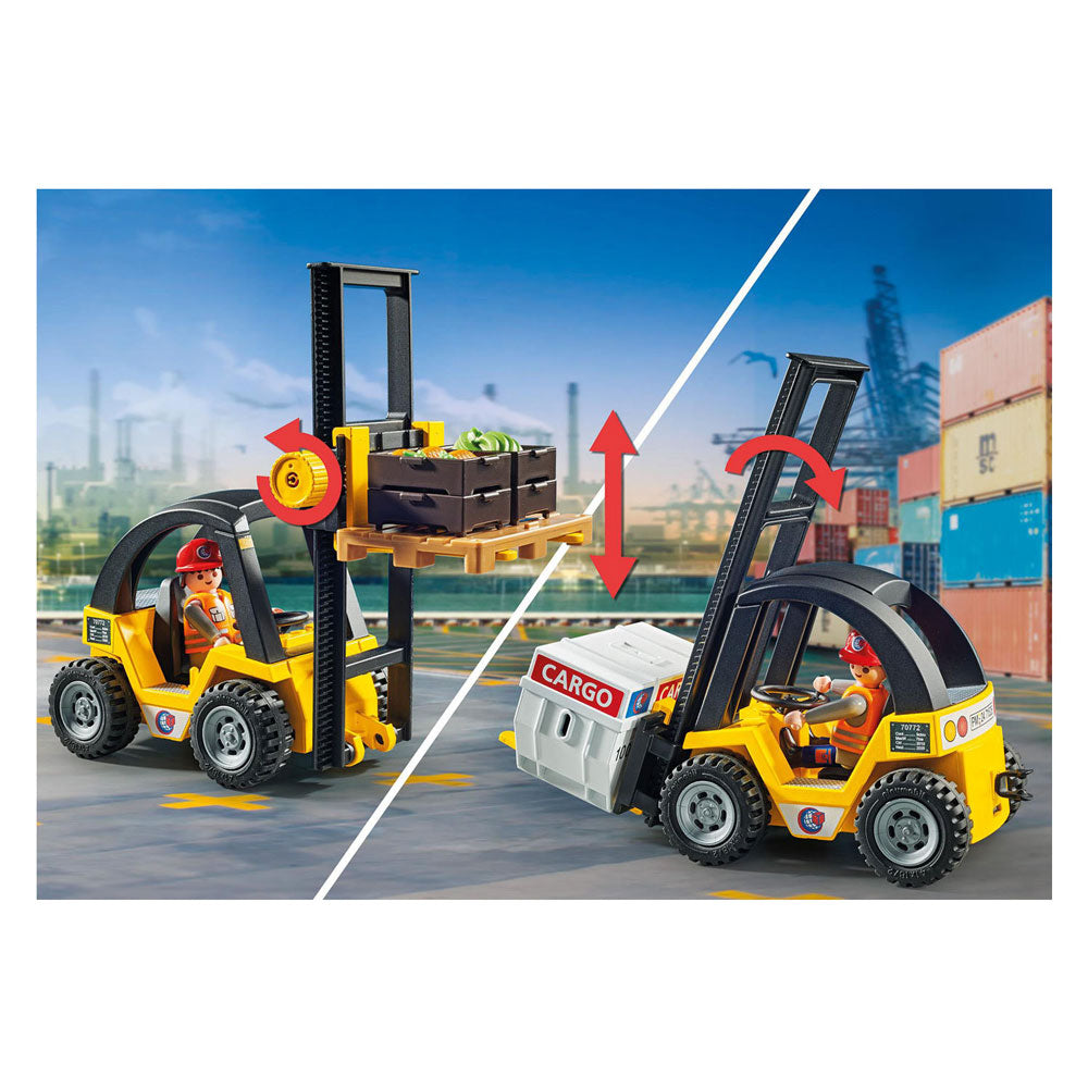 Playmobil My Life Promo Forklift con carico 71528
