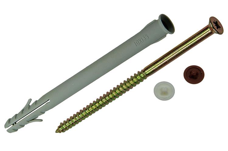 Mack 1017915 - taco marco con tornillo poliamida 8 piezas 10 x 135 mm | 5 piezas