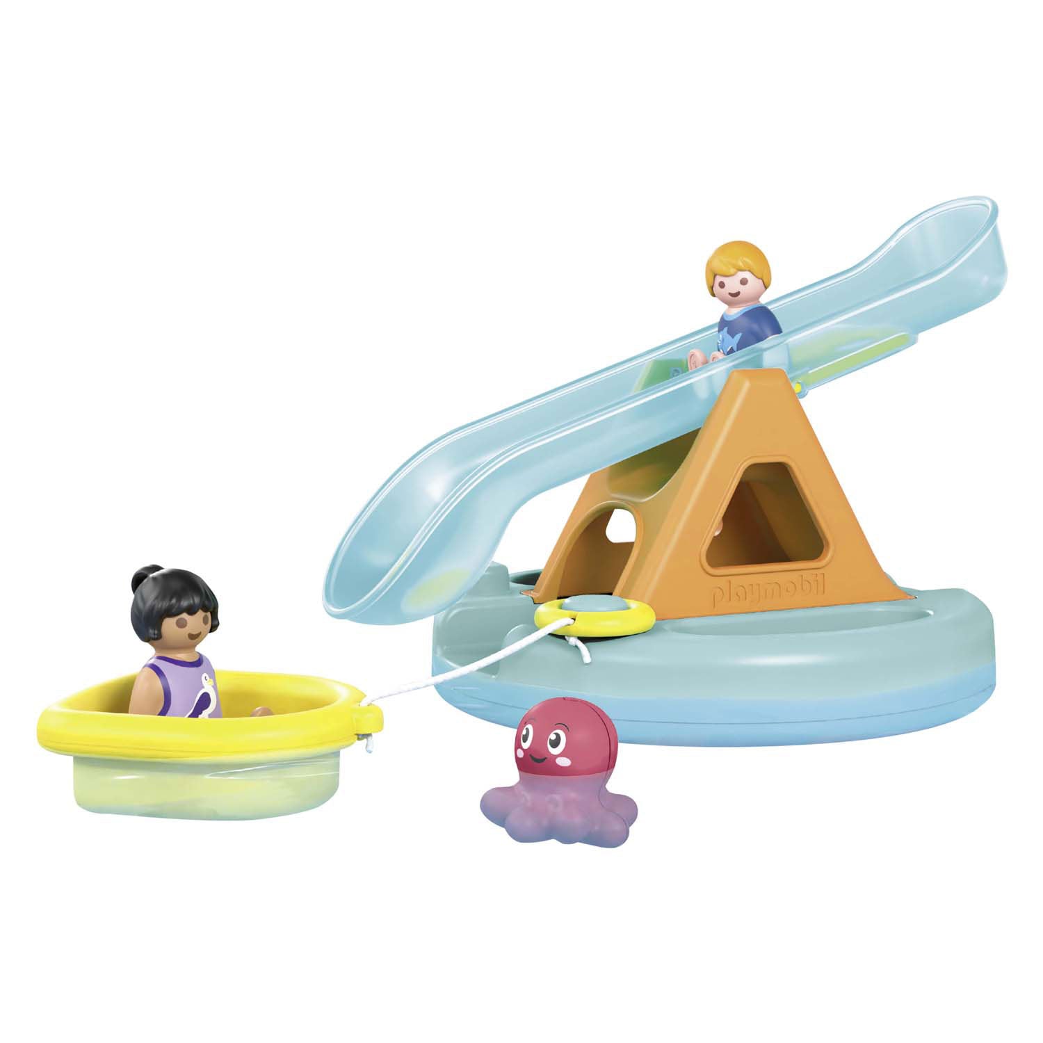 Playmobil Junior Swim Island con tobogán de agua 71687
