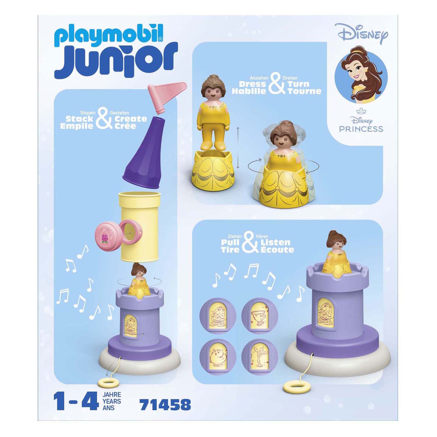 Playmobil Junior Belle's Play Tower con melodia 71458