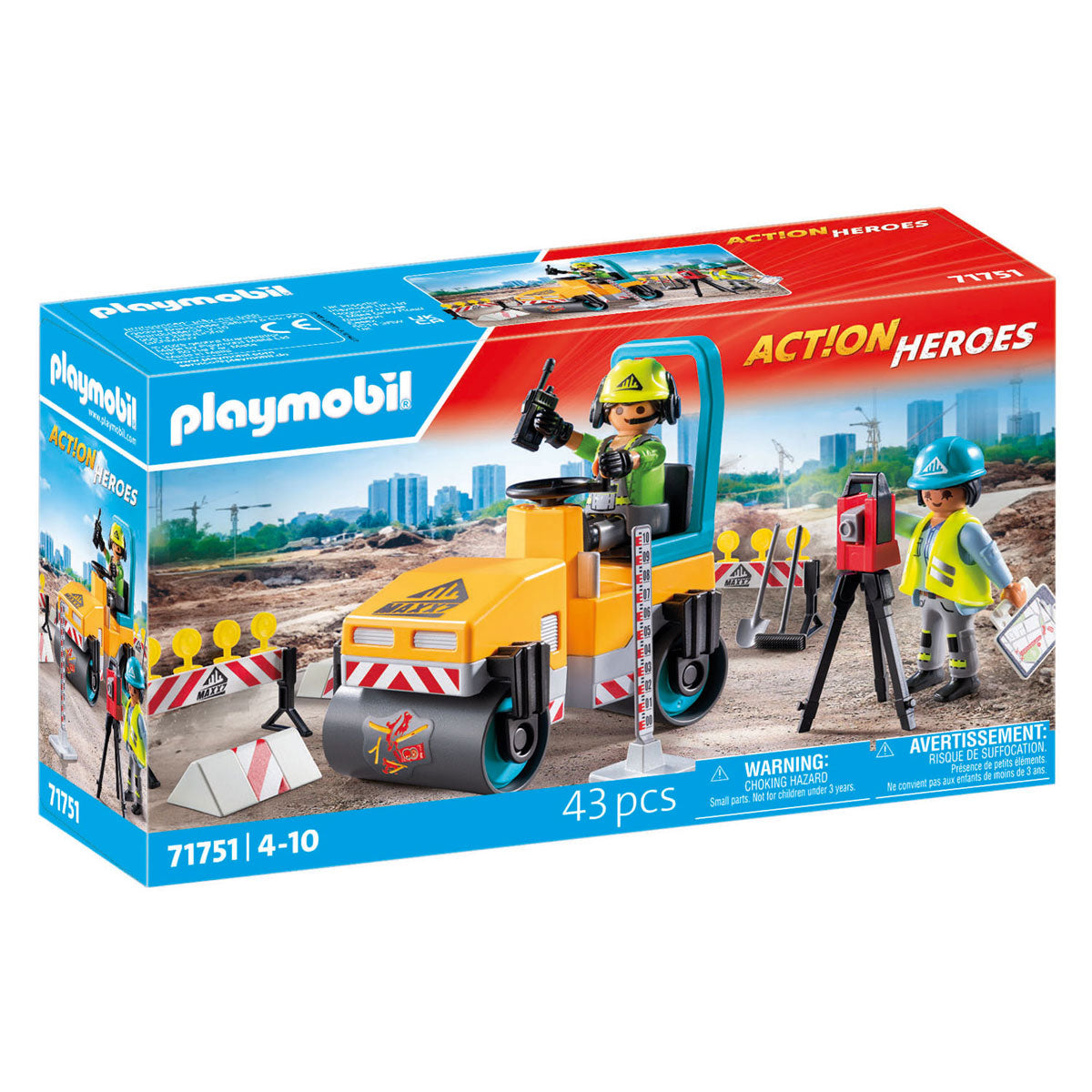 PlayMobil 71751 Construcción de carreteras