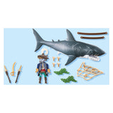 Playmobil pirates reuzenhaai met piraat - afbeelding 4