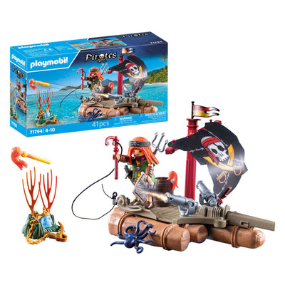 Playmobil 71794 Raft pirata con tesoro