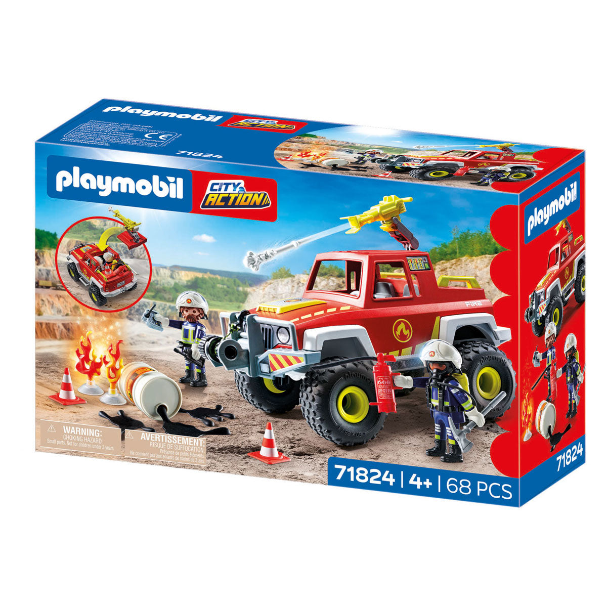 Playmobil 71824 Truck dei pompieri