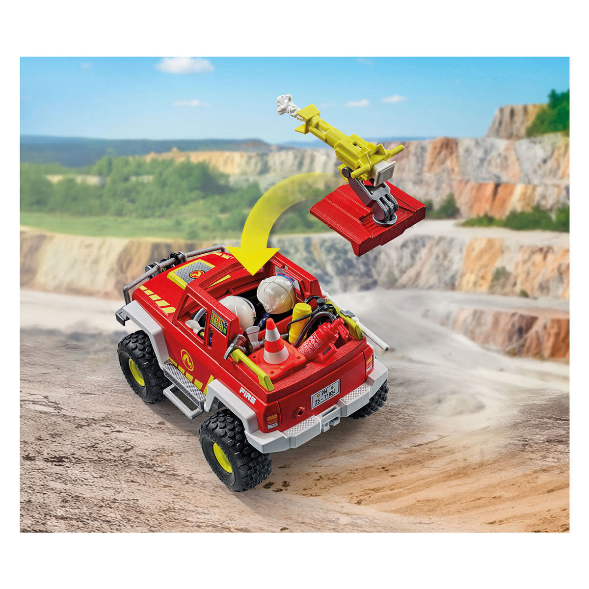 Playmobil 71824 Truck dei pompieri