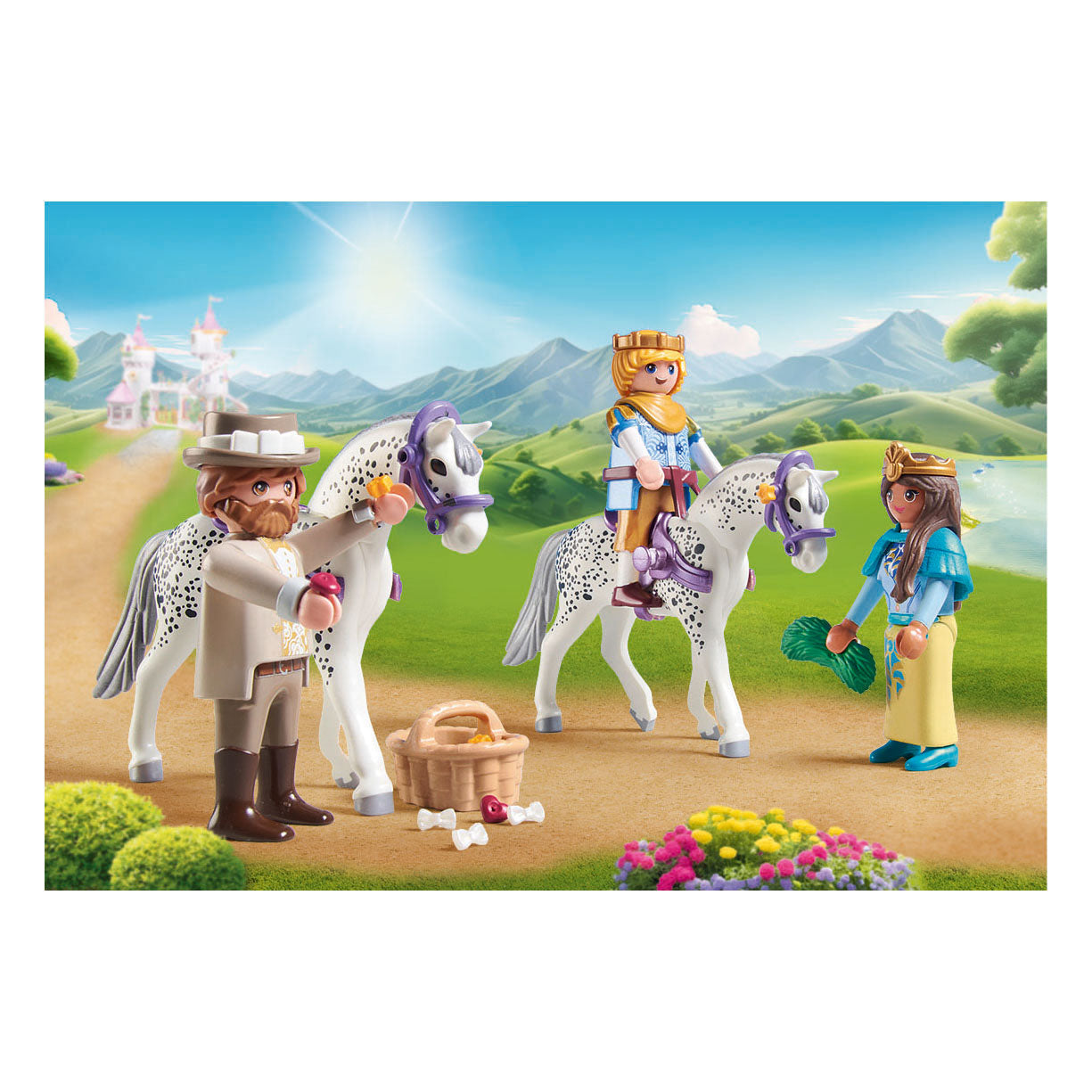 PlayMobil 71846 Viaje de entrenador con Prince y Princess