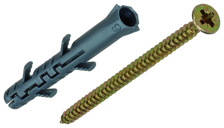 Mack 1019932 - enchufe largo exp.polieth. + scr. 4x70 12uds 6x55mm | 5 piezas
