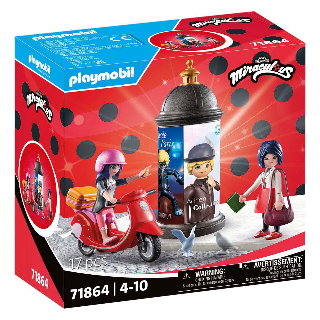 Playmobil miraculous: scooter ride in paris 71864