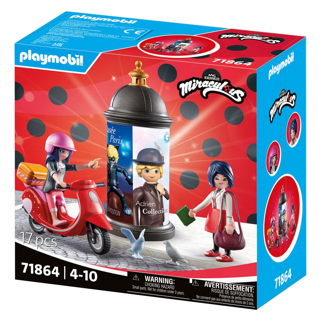 Playmobil milagrosa: paseo en scooter por paris 71864