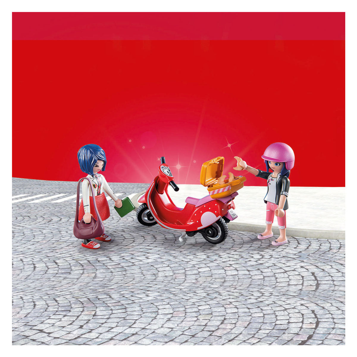 Playmobil milagrosa: paseo en scooter por paris 71864