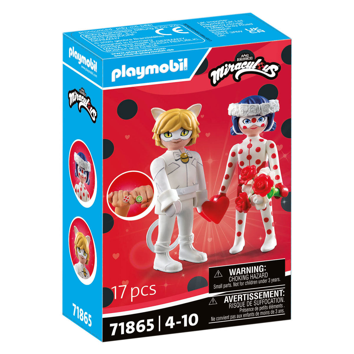 Playmobil Miraculous: Il matrimonio da sogno di Ladybug Cat Noir 71865