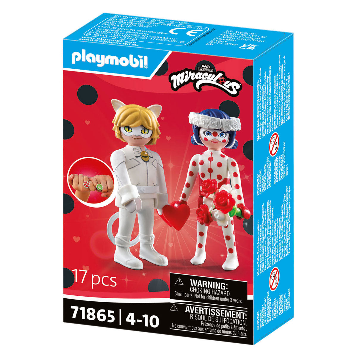 Playmobil Miraculous: Il matrimonio da sogno di Ladybug Cat Noir 71865
