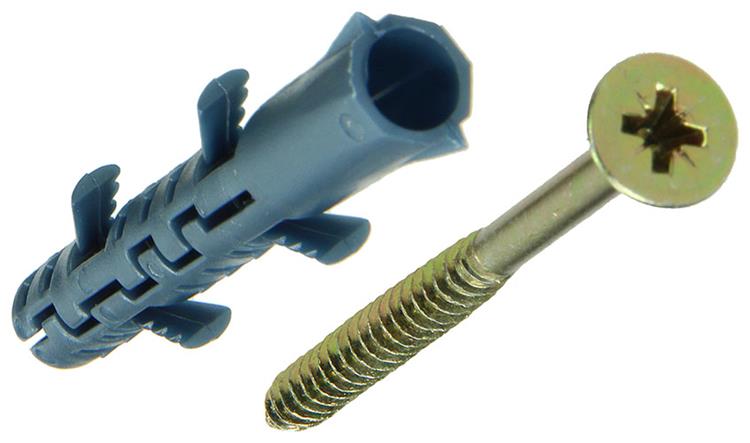 Mack 1019933 - enchufe largo exp.polieth. + scr. 5x80 8 piezas 8 x 65 mm | 5 piezas