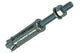 Mack 1019936 - perno de cuña con espárrago roscado. galvanizado 4 piezas m6 x 75 mm | 5 piezas