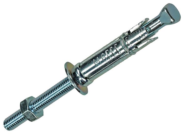 Mack 1019937 - perno de cuña con espárrago roscado. galvanizado4 piezas m6 x 100mm | 5 piezas