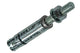Mack 1019938 - perno de cuña con espárrago roscado. galvanizado 3 piezas m8x75 42mm | 5 piezas