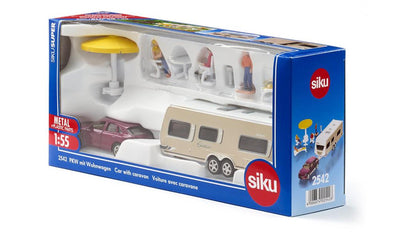 Siku 2542 passenger car with caravan