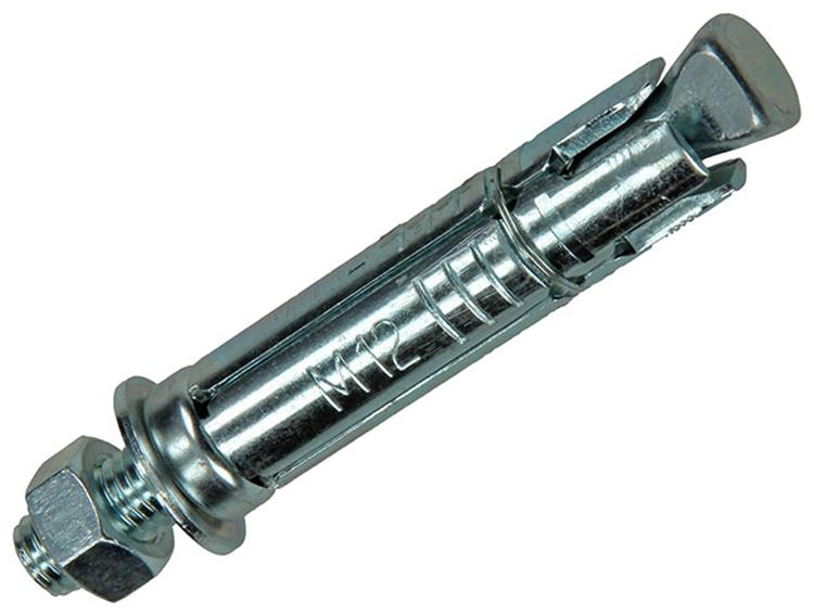 Mack 1019945 - perno cuña galvanizado 1 ud m12 x 120mm | 5 piezas