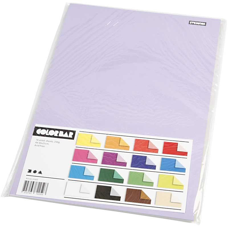 Creotime https: www.cchobby.nl color-bar-karton-a4-vel-210x297-mm-250-gr-16-div-vellen-1-doos-25420