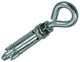 Mack 1019951 - perno cuña ojo de tornillo galvanizado 2 piezas m6x70 10x40 | 5 piezas