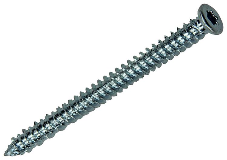 Mack 1019964 - tornillo para ventana de hormigón galvanizado con cabeza 8 piezas 7,5 x 92 mm | 5 piezas