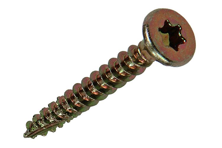 Mack 1018010 - spainplschr.vzkop-automontaje chapado en amarillo 65 piezas 4,0 x 30 mm | 5 piezas