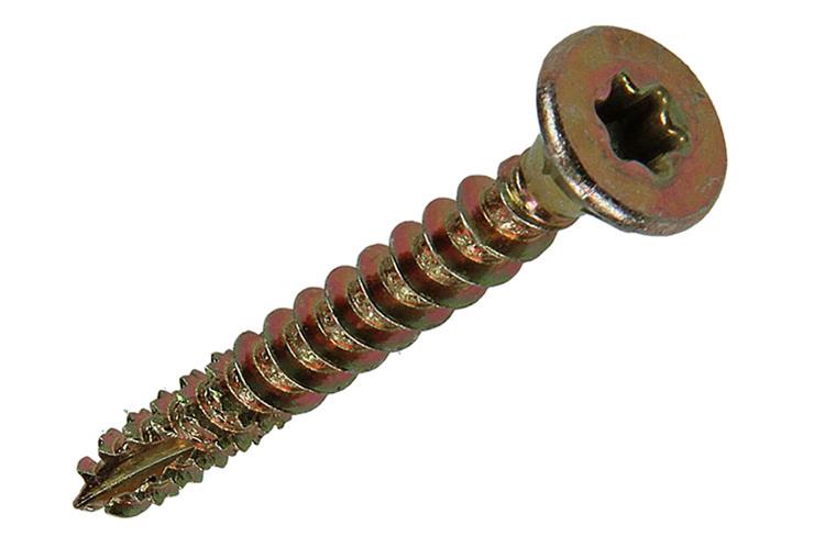 Mack 1018021 - spainplschr.vzkop-automontaje chapado en amarillo 26 piezas 5,0 x 40 mm | 5 piezas