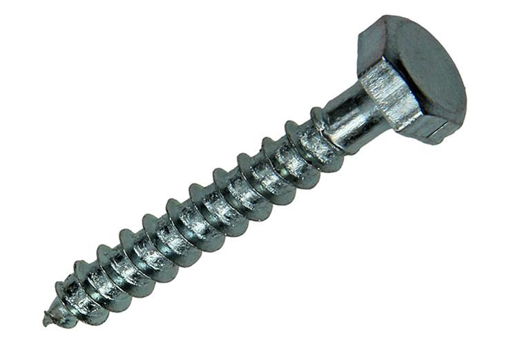 Mack 1018039 - perno rosca madera acero galvanizado 32 piezas 6 x 40 mm | 5 piezas