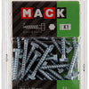 Mack 1018039 - perno rosca madera acero galvanizado 32 piezas 6 x 40 mm | 5 piezas